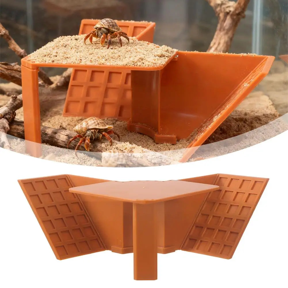 Eck-Tunnel für Einsiedlerkrebse und Aquarienbewohner als Versteck