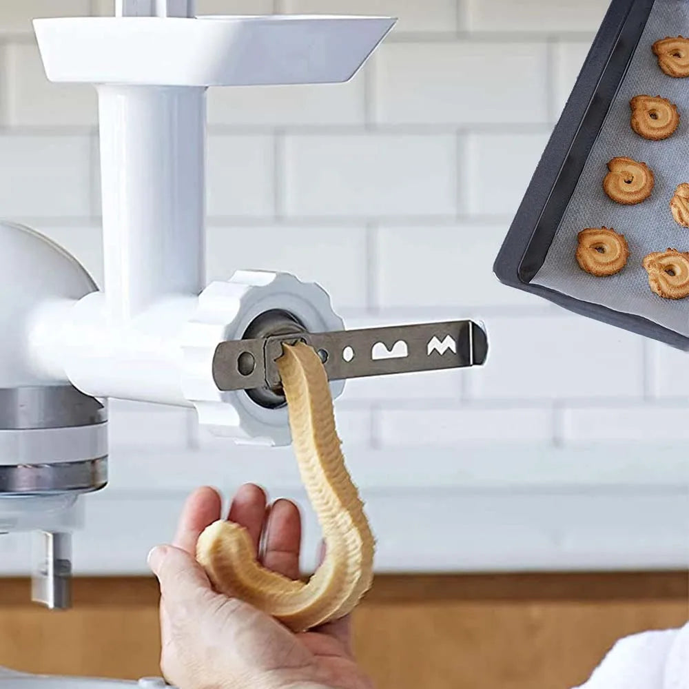 Langlebiges Edelstahl Kekszubehör für DIY Kekse mit 4 Mustern