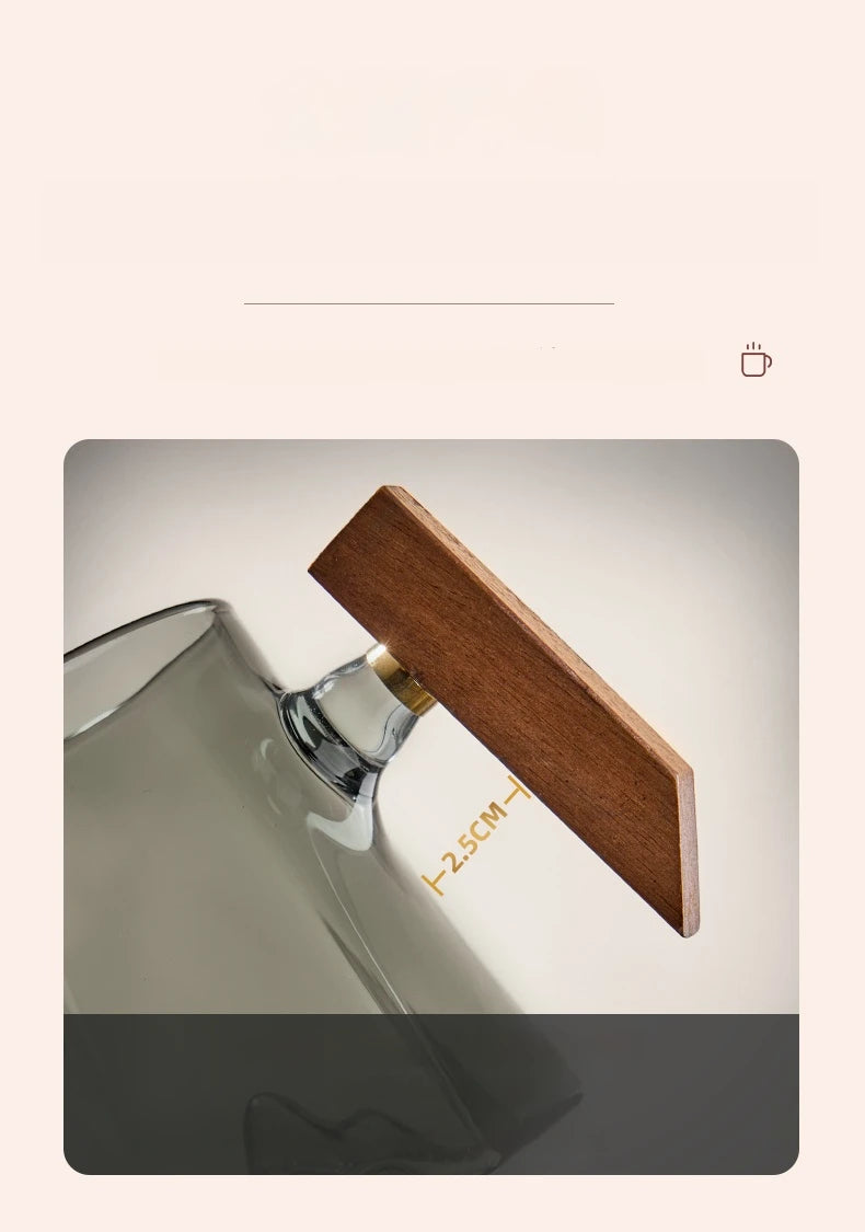 GIANXI Teetasse 350 ml Pyrex Tee-Set mit Griff und Filter handcrafted