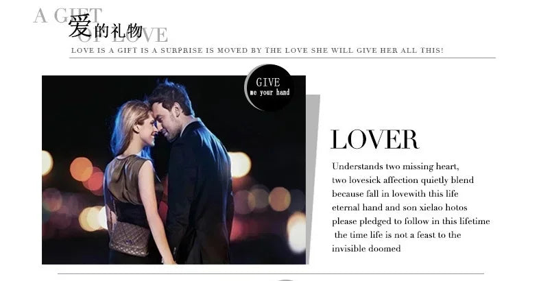 Funkelndes Schmuckset 925er Sterlingsilber Herz Ring Halskette Ohrringe