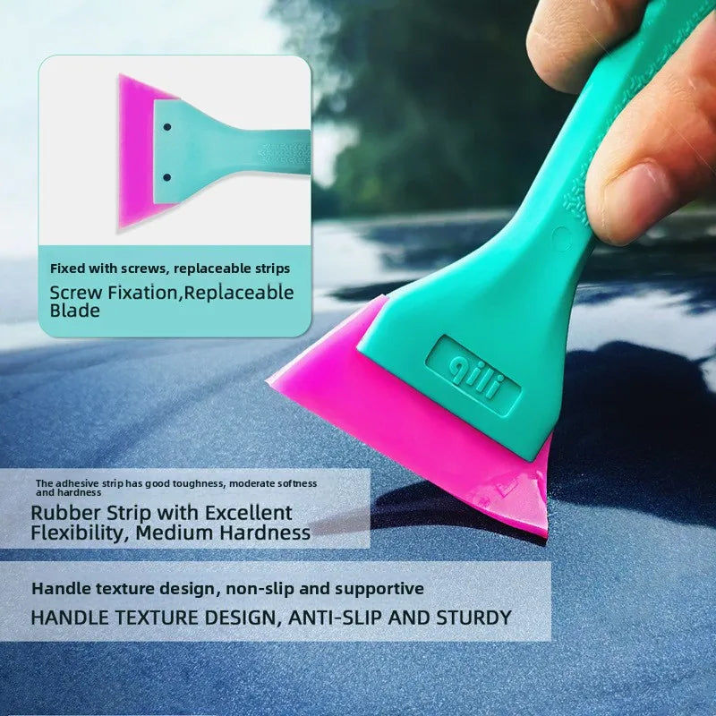 2 in 1 Gummiklinge Rakel Schaber für Fenstertönung und Autowaschzubehör