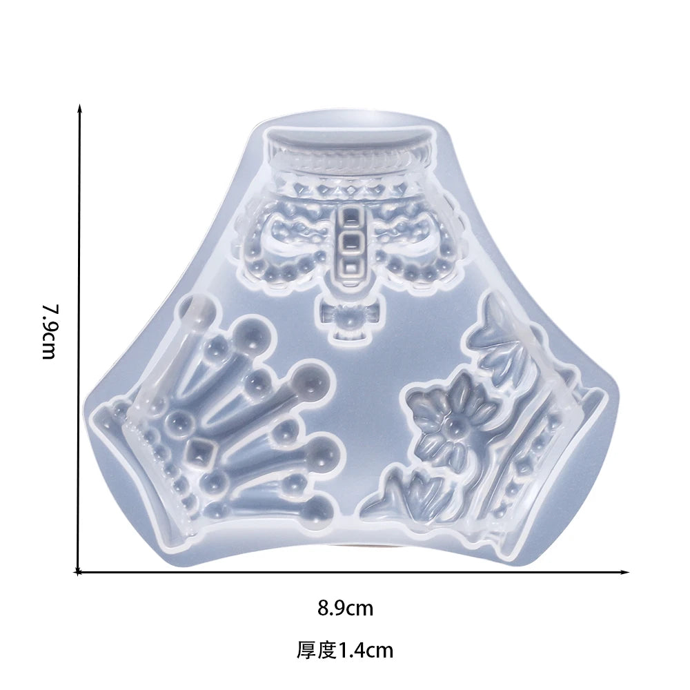 Herz Anhänger Silikonform für DIY Epoxidharz Schmuck Gussform Set