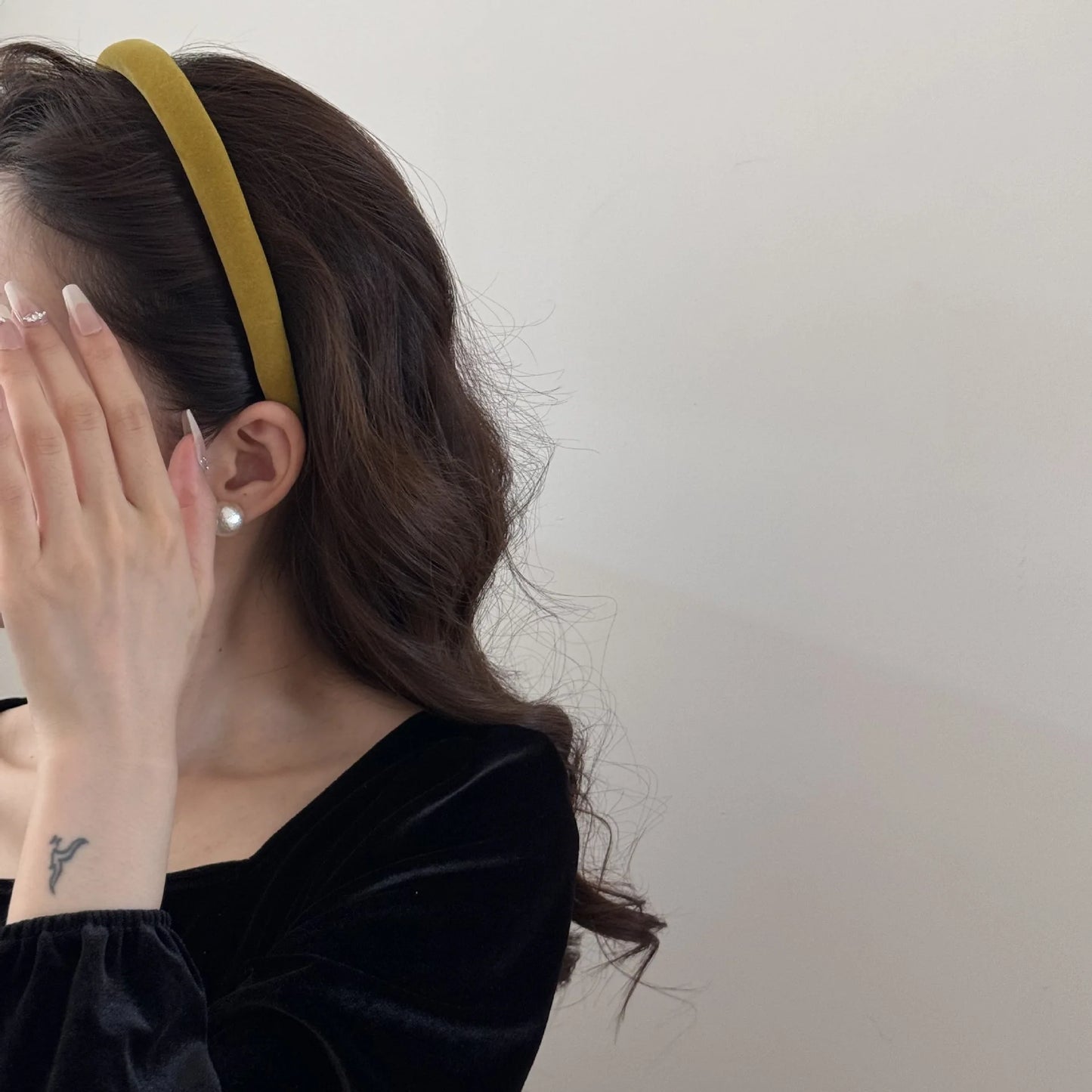 Elegante Damen Stirnbänder aus Samt mit rutschfester Passform-Yabubestshop