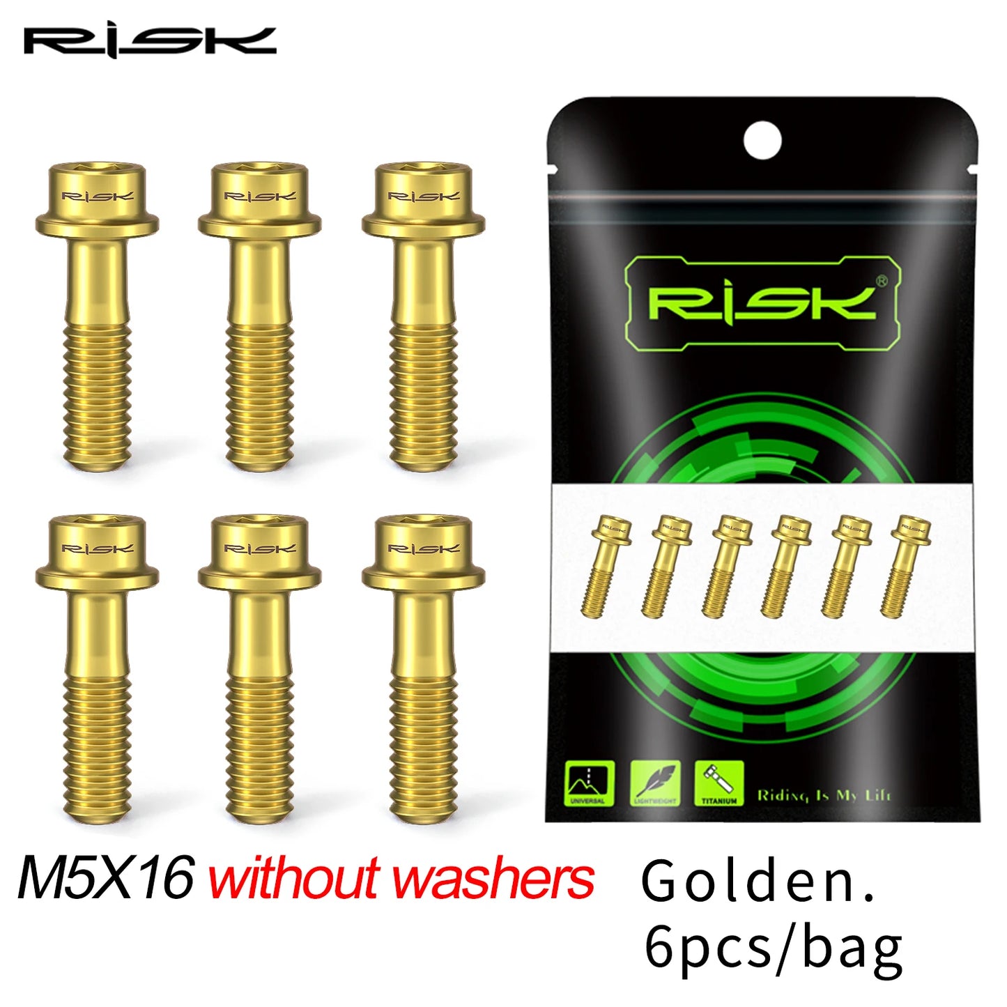 Fahrrad Vorbau Lenker Schrauben Set – Titan M5x16 M5x18 M5x20 Auswahl