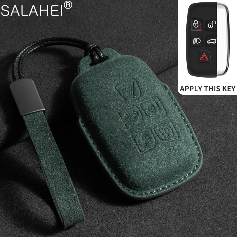 Wildleder Schlüsselhülle für Land Rover – Schutz und Dekoration