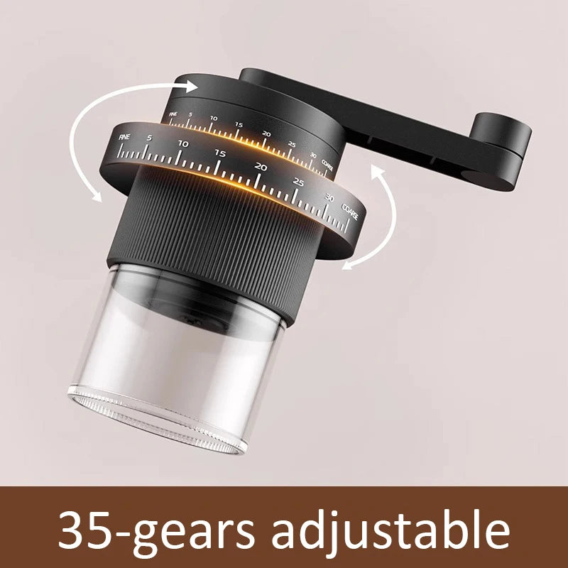 Verstellbare Manuelle Kaffeemühle mit Keramik Mahlkern