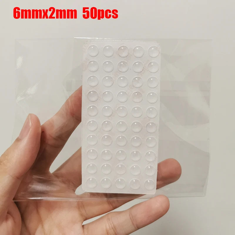 Selbstklebende rutschfeste Stoßstangen aus transparentem Silikon Puffer