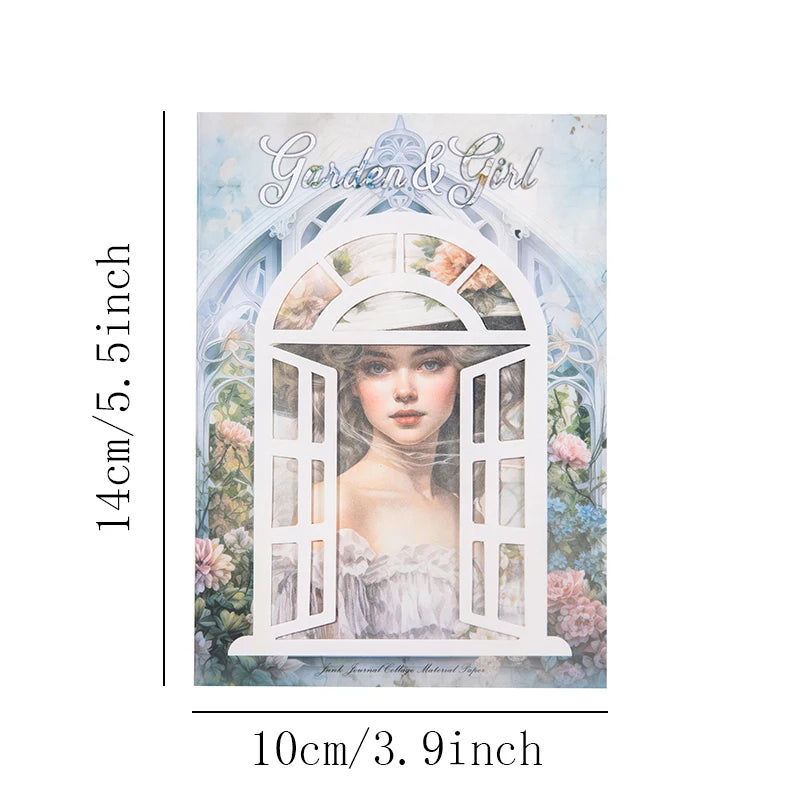 30-teiliges Scrapbooking Papier-Set mit 6 Designs für kreative DIY-Projekte