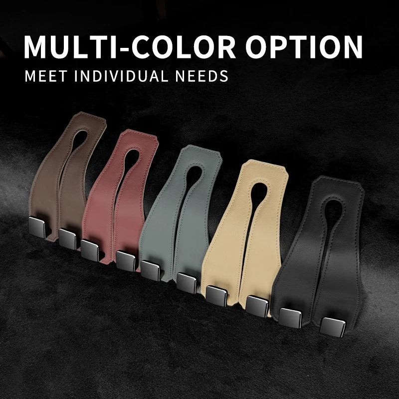 Praktischer Autohaken aus Leder für Sitzorganizer