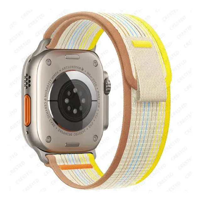 Nylon Trail-Loop Armband kompatibel für Smartwatches 38-49 mm Unisex