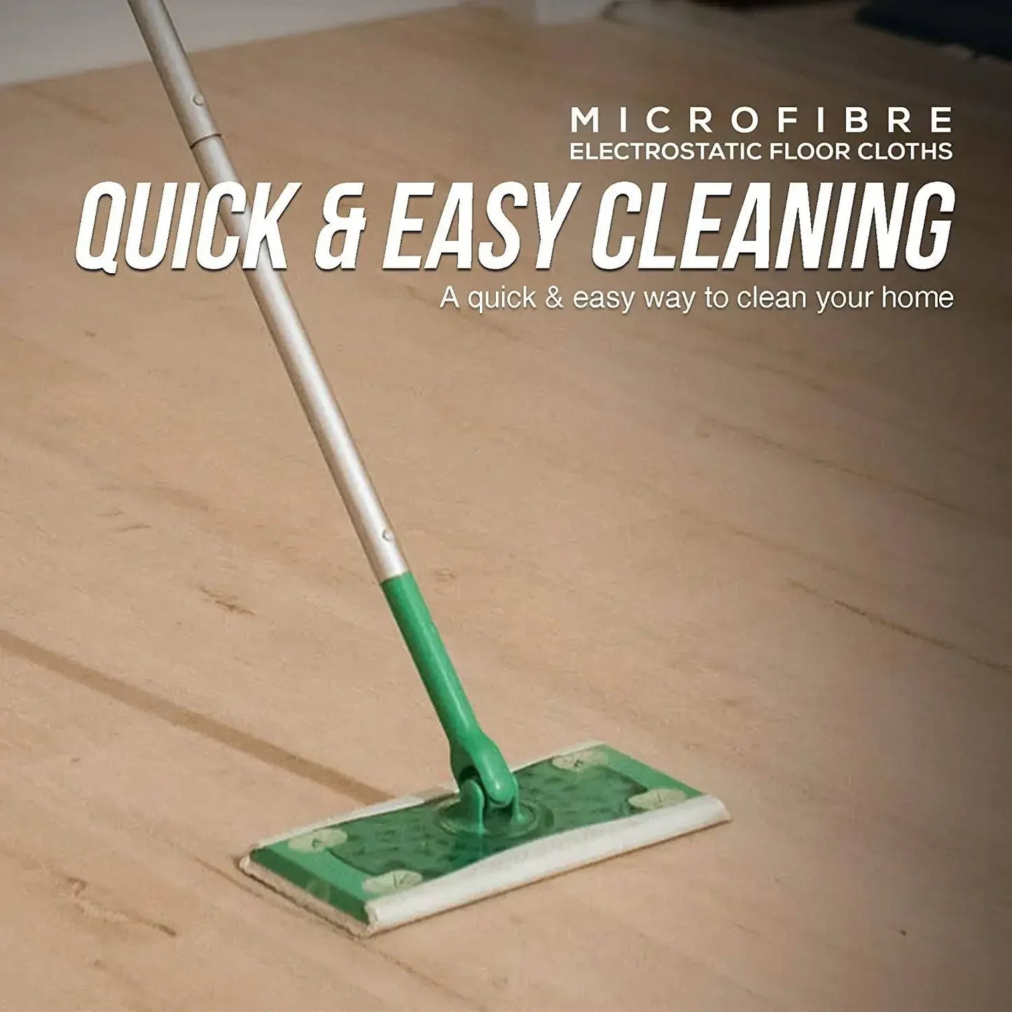 Einweg Mikrofaser Bodenreinigungstücher für flachen Mopp 100 Stück