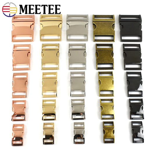 Metall Schnellverschluss Schnallen 10-38mm Rucksack Gurtband DIY 2 Stk.