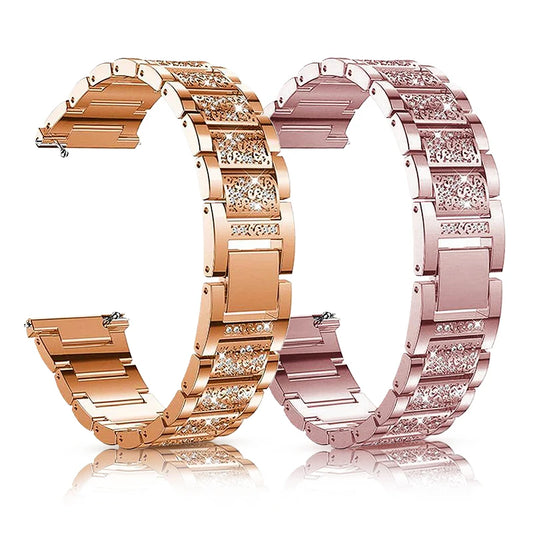 Ersatzarmband 20mm 22mm für Smartwatches – Silikon oder Edelstahl Varianten