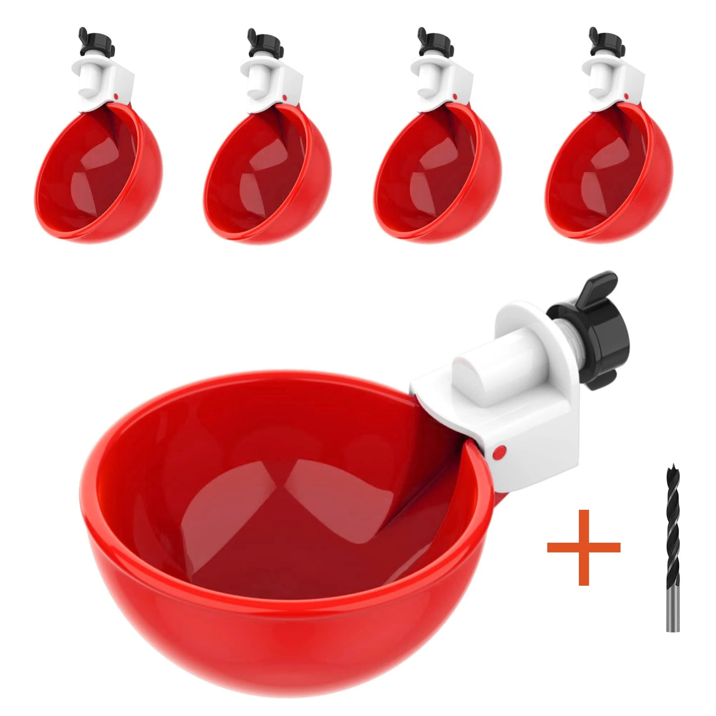 Automatische Trinkbecher für Huhn Ente 5-20 Stück Kunststoff Geflügelfutter