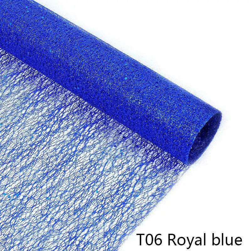 Gold Draht Tüll Rolle 5 Yards 50cm für Hochzeit Party Deko Bastelprojekte