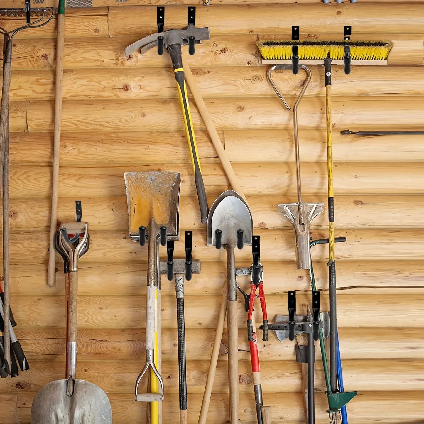 Stabile Wandhaken aus Gusseisen für Garage und Gartengeräte