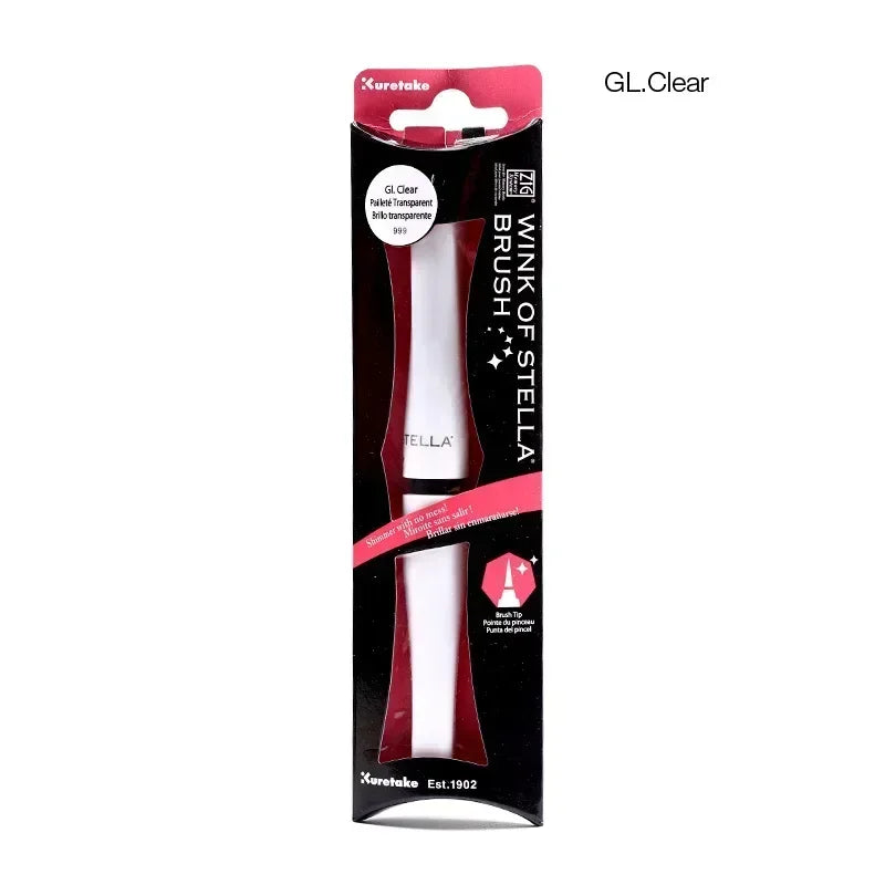 Mehrfarbiger Bling Pinselstift mit funkelndem Aquarellglitzer