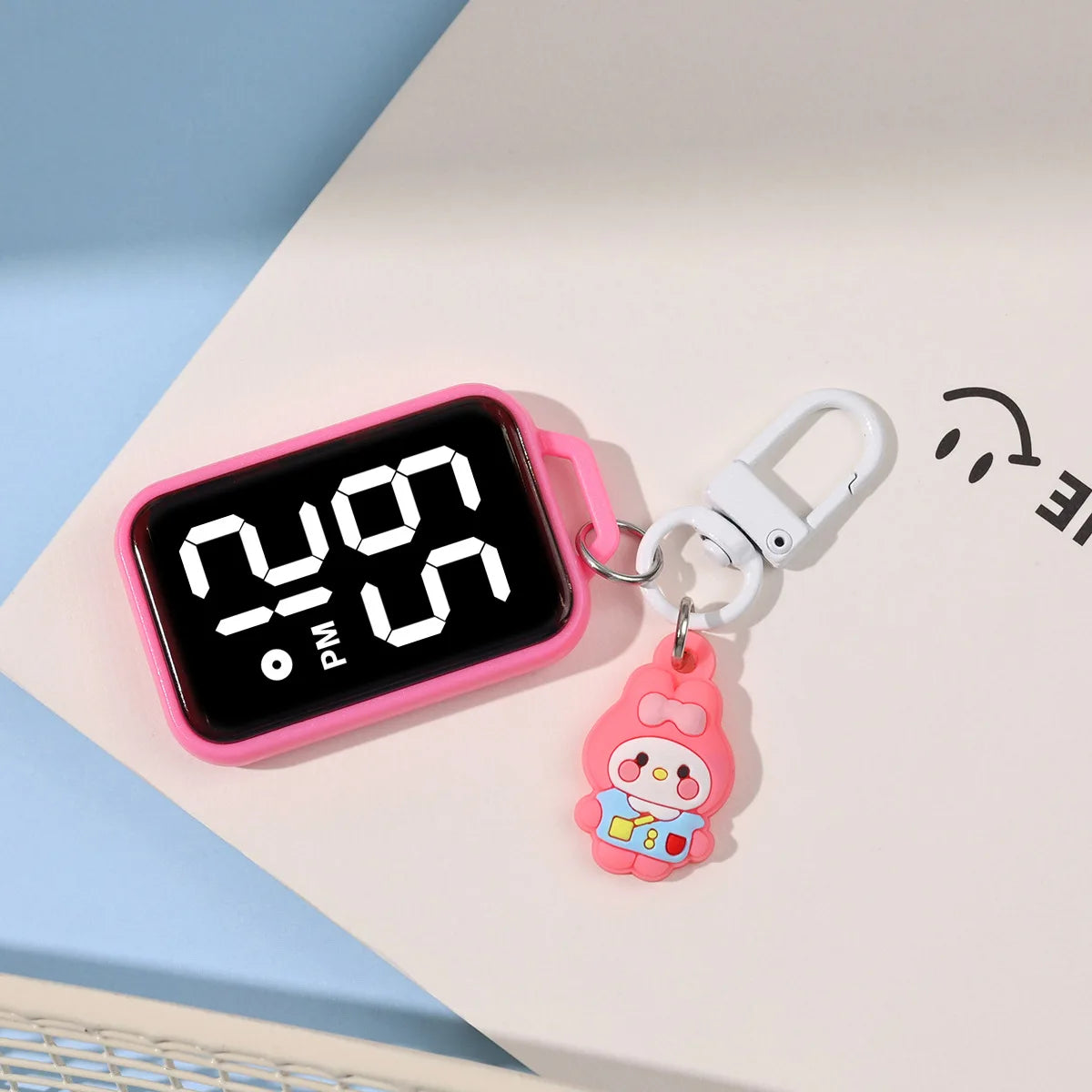 Stilvolle Digitale LED Anhängeruhr mit Touchscreen Anzeige