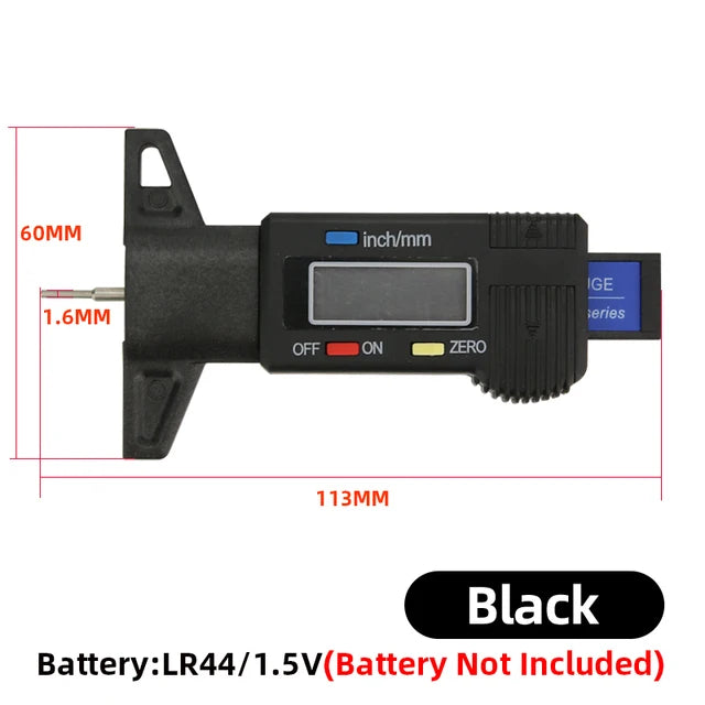 Digitale Reifentiefenmessgerät für Auto Reifen Profiltiefe Messwerkzeug