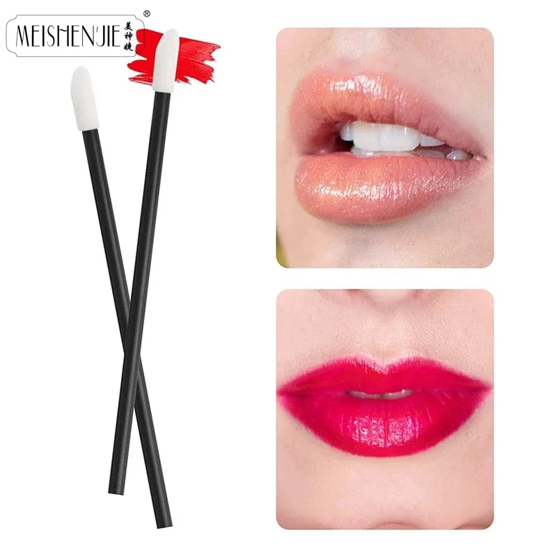 Profi Lippenpinsel Applikatoren für Make-up Lippenstift Lipgloss Wimpern in versch. Mengen