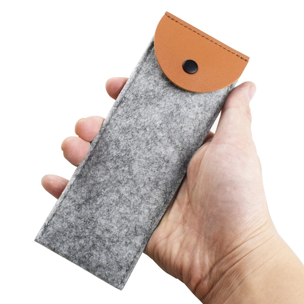 Filzstift Schutzbeutel mit Druckknopf Verschluss für Büro und Schule