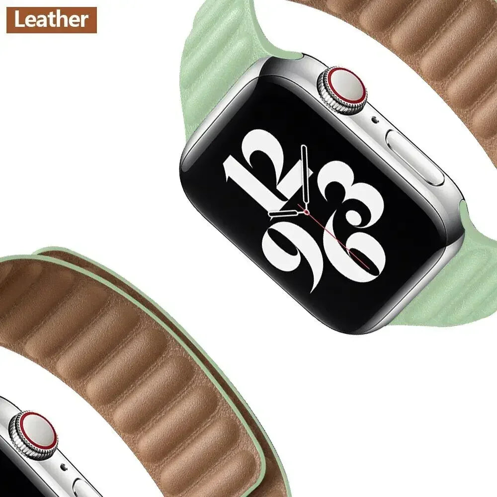 Magnetisches Silikon-Gliederarmband kompatibel für verschiedene Smartwatch-Größen