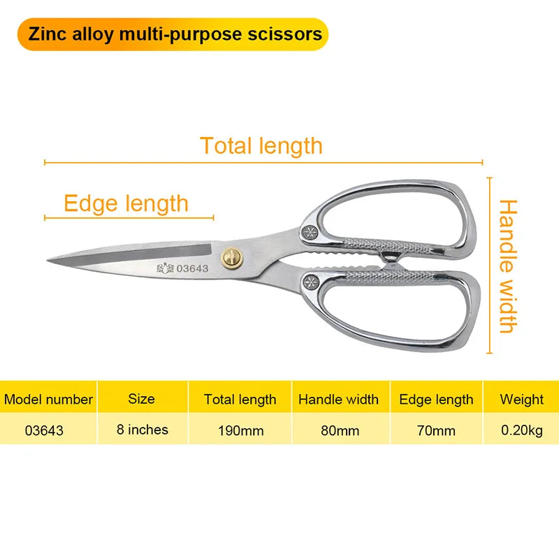 Multifunktionsschere Edelstahl Schneiderschere Küchenschere Haushalt