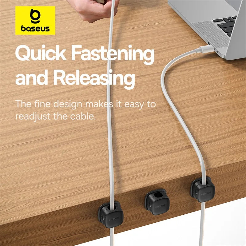 Magnetischer Kabel-Organizer Halter verstellbar für Kabel bis 8mm Durchmesser