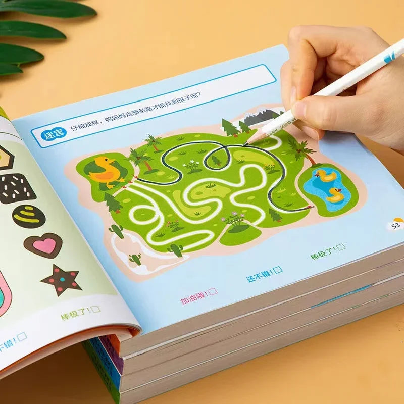 Mathematisches Übungsbuch für Kinder 2-6 Jahre zur frühkindlichen Förderung