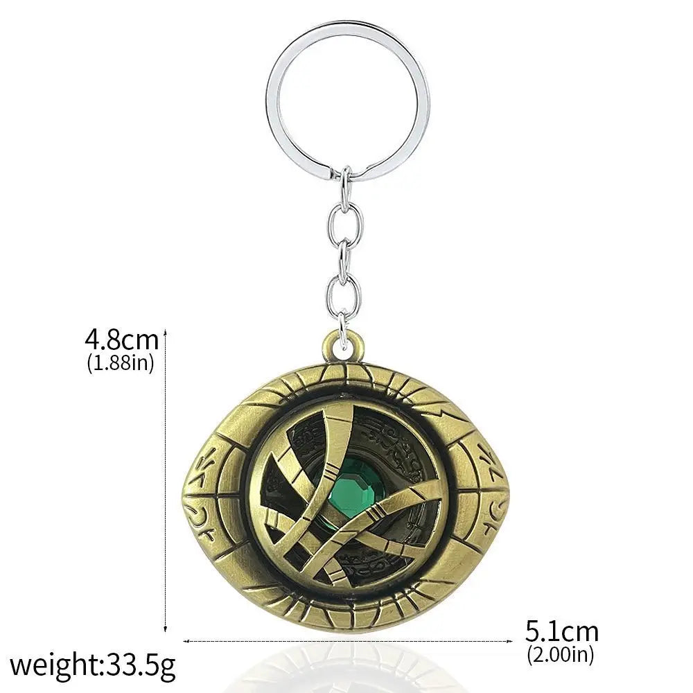 Robuster Thor Hammer Schlüsselanhänger aus silberner Zink-Legierung – stylisches Fan-Accessoire