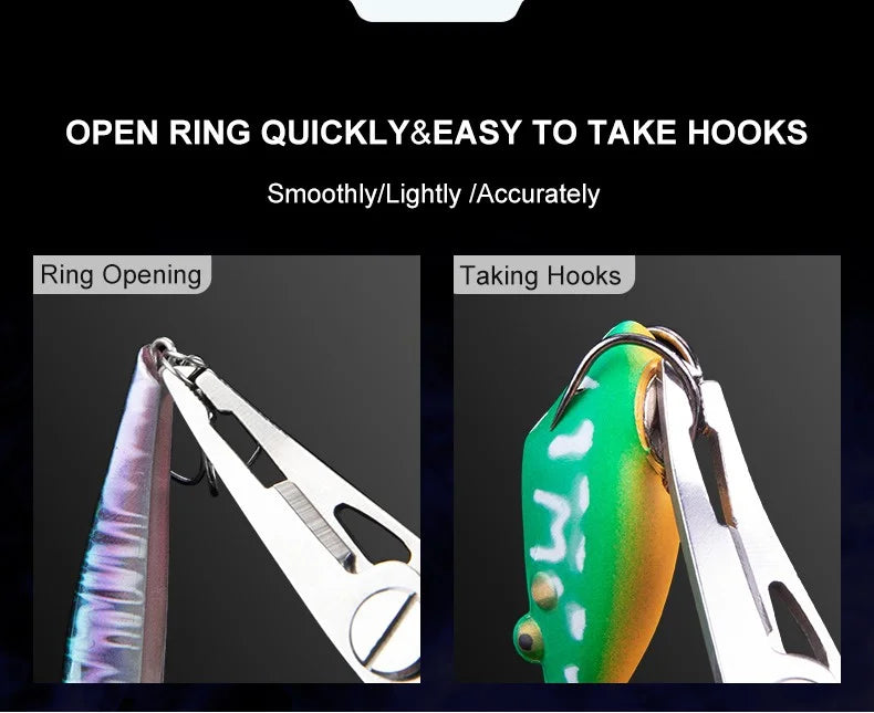 Multifunktions Angelzange mit Schnurschneider und Hakenlöser