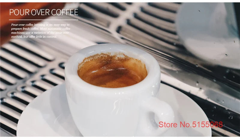 Espressotassen und Untertassen Set aus Keramik 9 mm Dick