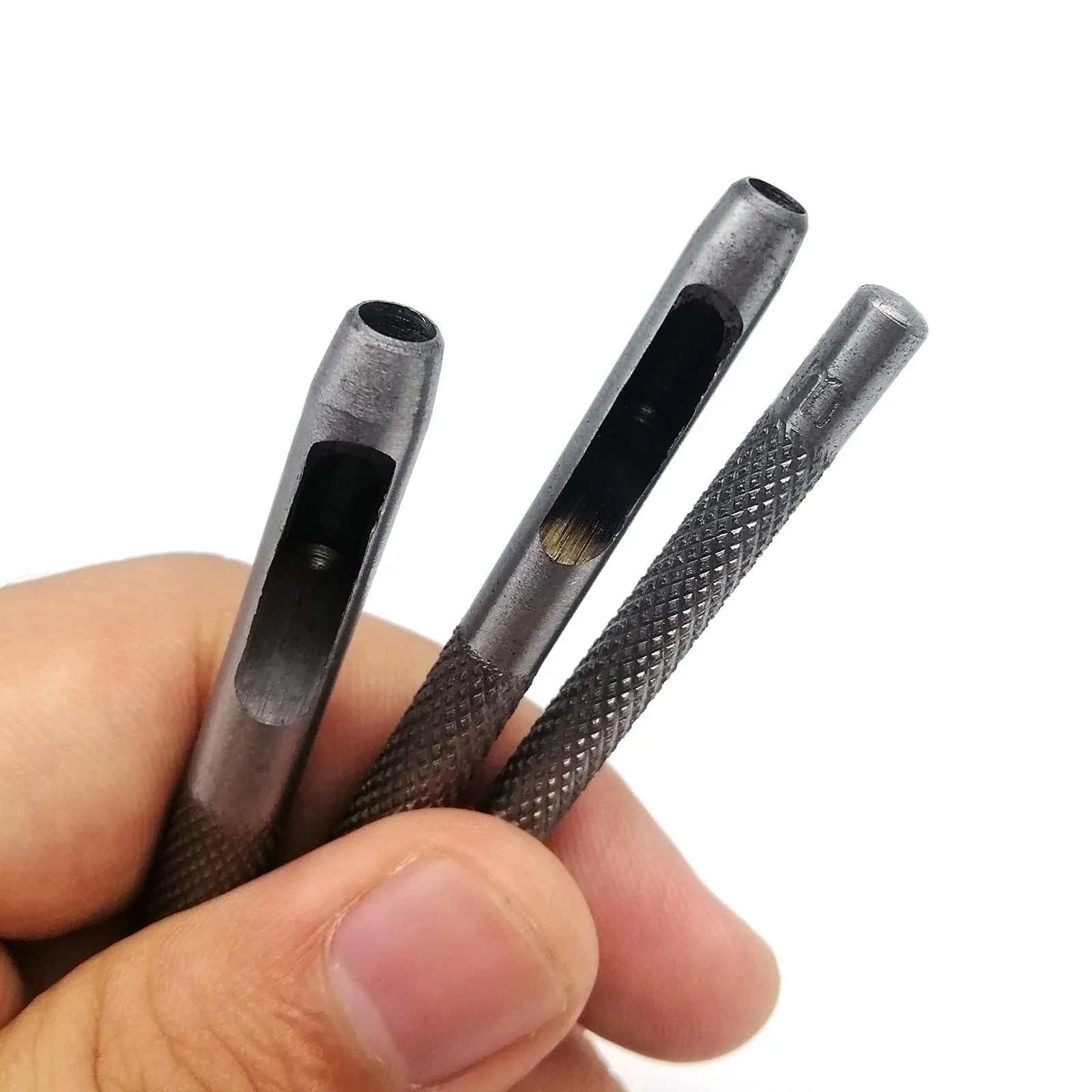 Vielseitiger runder Locher aus 45 Stahl für Lederhandwerk