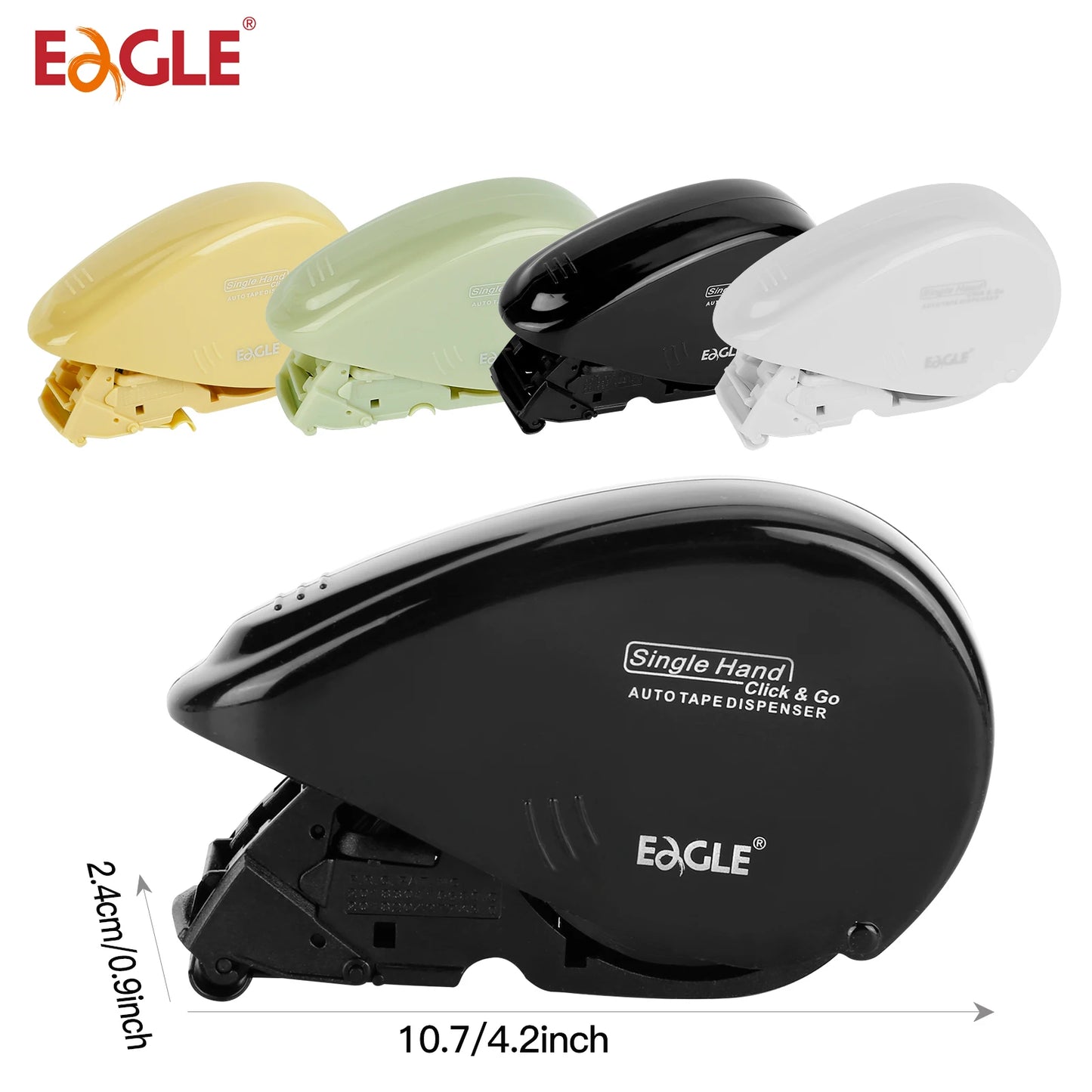 Effizienter Klebebandabroller mit automatischem Schnitt Einhandbedienung