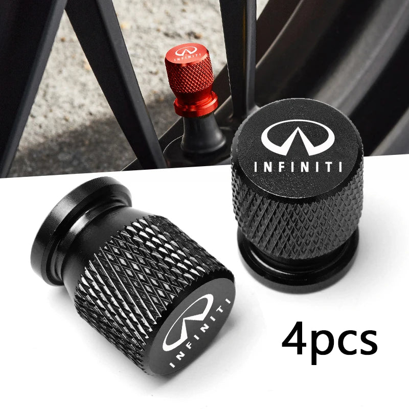 4er Set Wasserdichte Reifenventilkappen für Auto und Motorrad Zubehör
