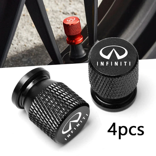 4er Set Wasserdichte Reifenventilkappen für Auto und Motorrad Zubehör