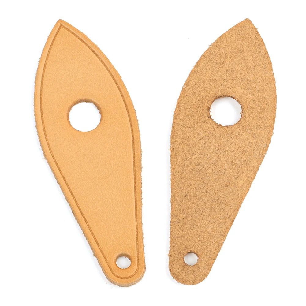 2 Stück DIY Echtleder Zip Puller Ersatz Reißverschlussköpfe für Nano Speedy Gepäck Rucksack Jacke Koffer Tasche Zubehör-Yabubest - Home & More