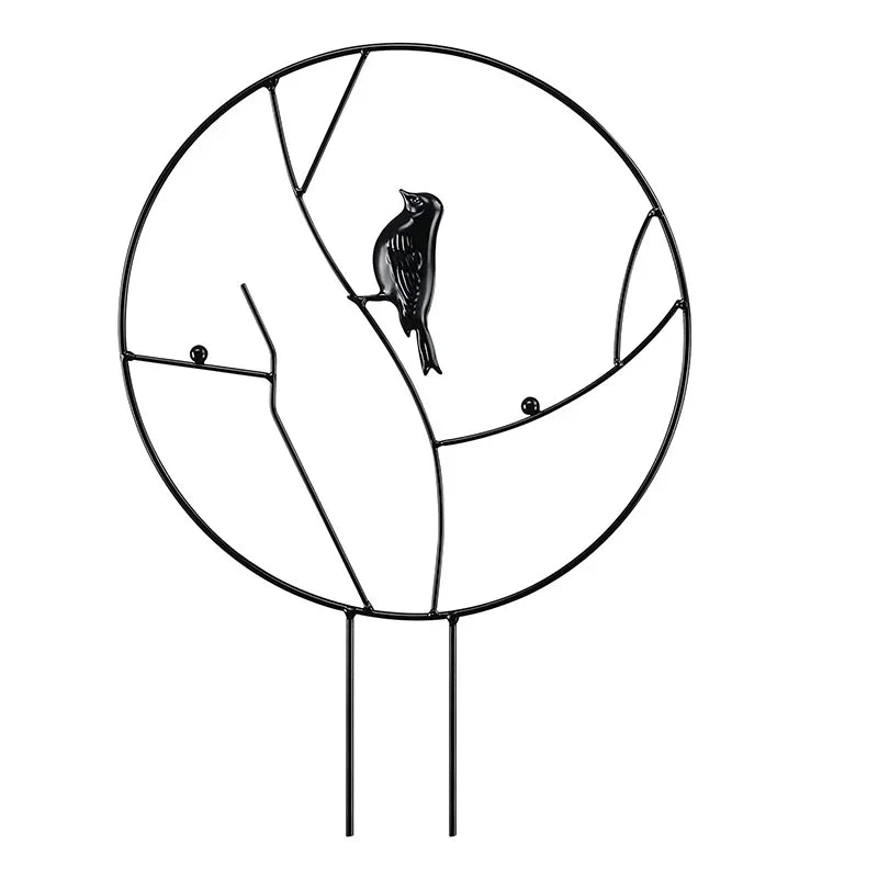 Robuste Rankhilfe aus Metall für Topfpflanzen und Garten