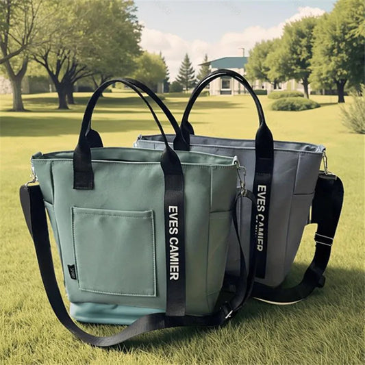 Nylon Damen Handtasche Campus Student Tote Wasserdichte Schultertasche