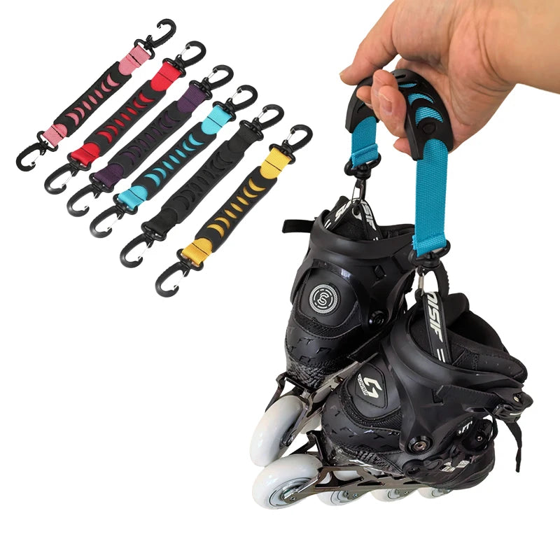 Leichter - robuster Nylon-Haken für Rollschuhe – komfortabler Halt, bunte Farben