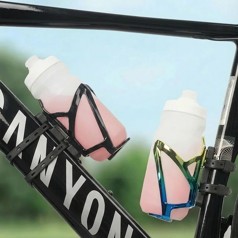 Bohrfreier Silikon-Fahrrad-Flaschenhalter, ultraleicht, bunt-Yabubest - Home & More
