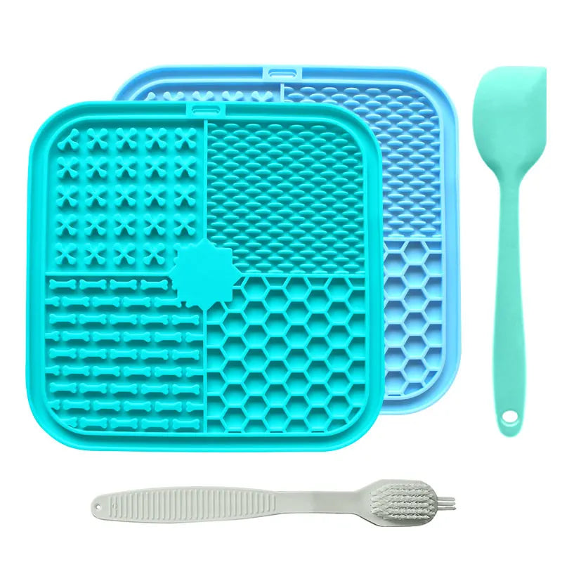 Beruhigende Leckmatte für Hunde mit Saugnapf – Langsames Füttern