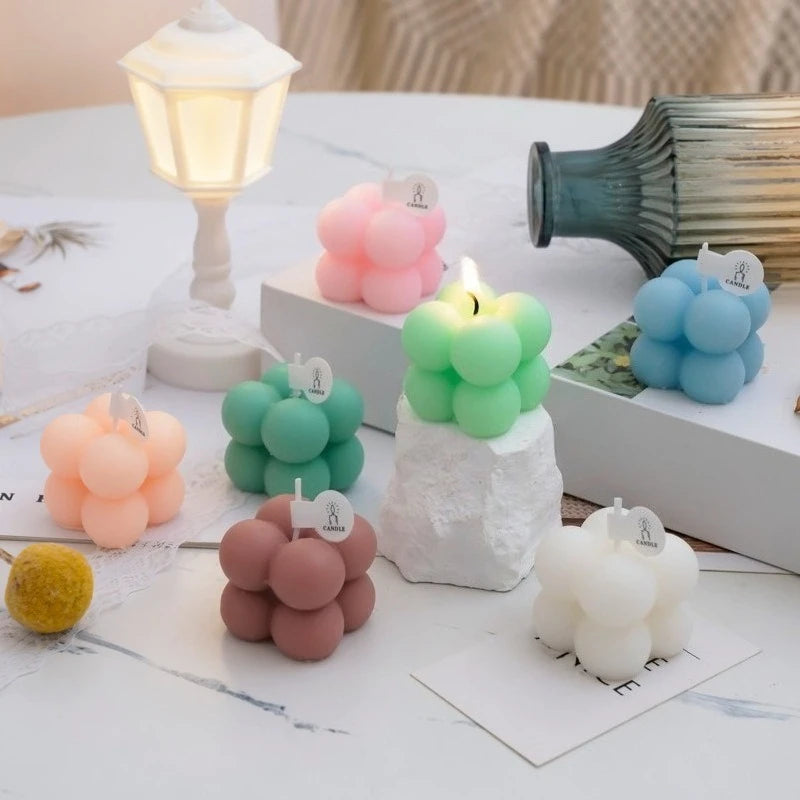 Würfel Duftkerze mit intensivem Aroma für Heim und Entspannung