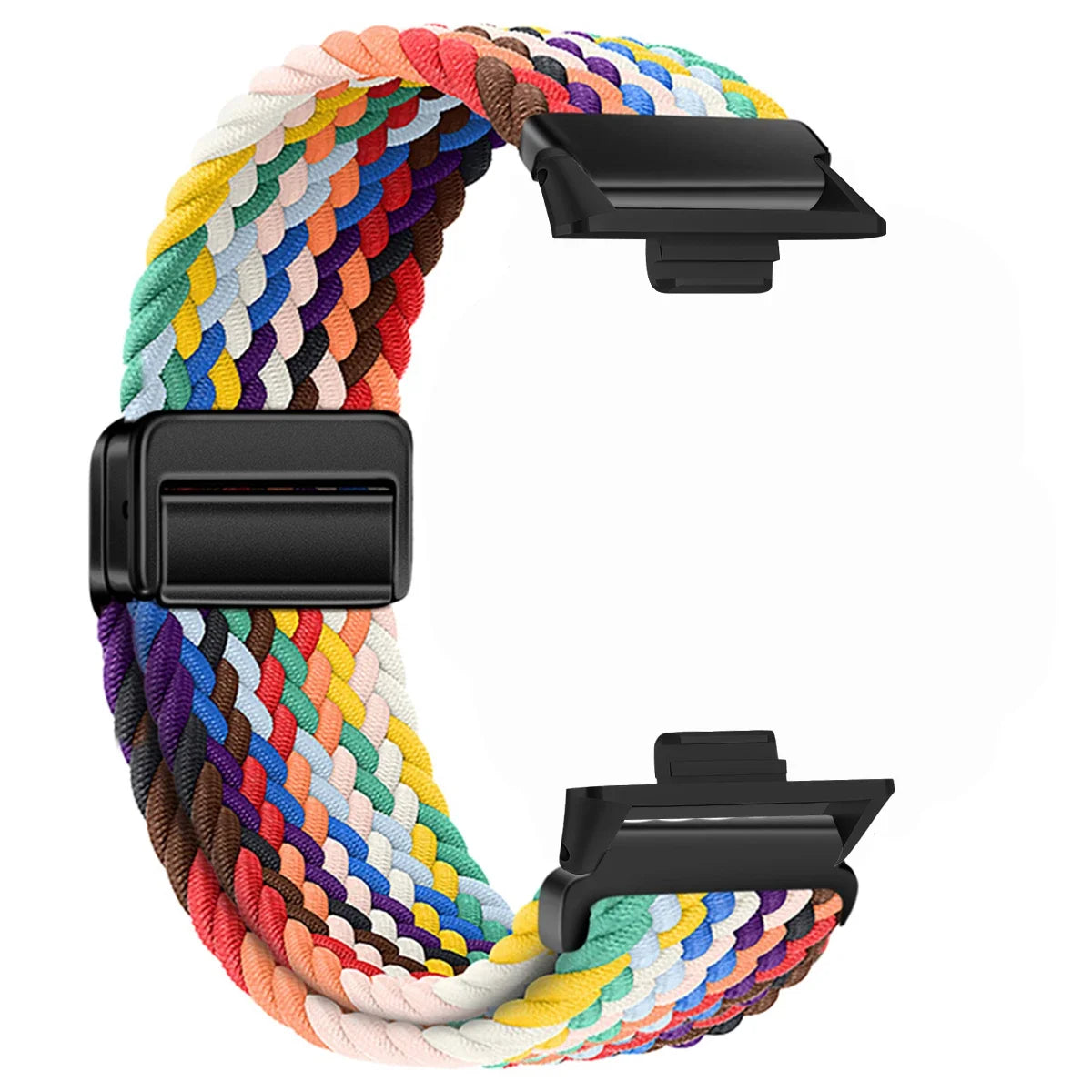 Verstellbares Nylon-Schlaufenarmband mit Magnetverschluss für Sportuhren