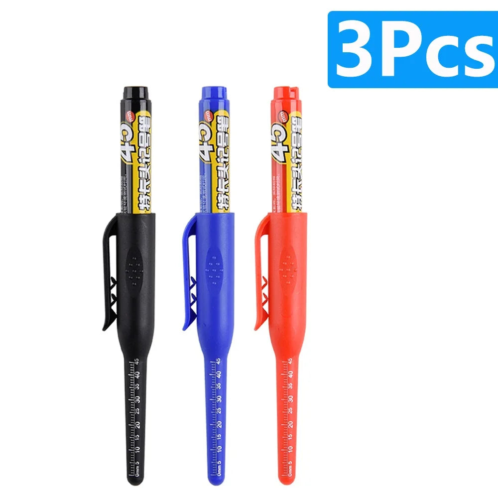 45mm langlebiger Tiefloch Marker Stift für präzise Holz- und Metallmarkierung