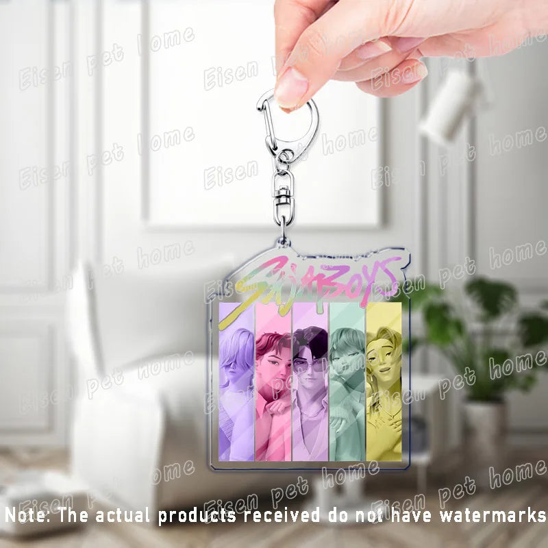 Stylischer Kpop Schlüsselanhänger für Fans und als Geschenk