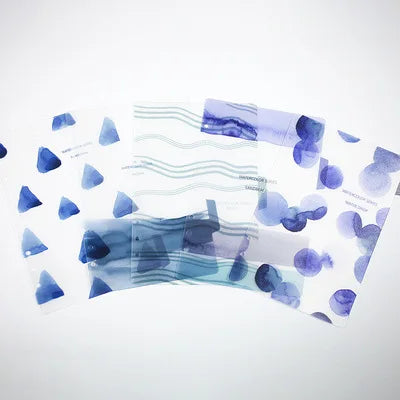 Transparenter Papier Indexteiler mit 6 Löchern für Binder und Planer