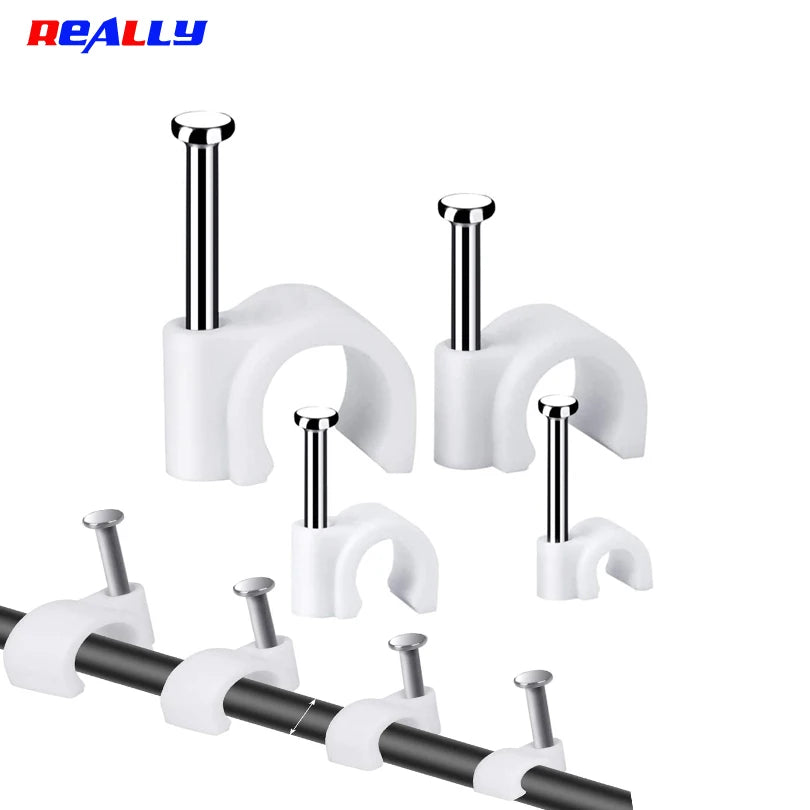 Vielseitige runde Kabelbinderhalter für sicheres Kabelmanagement