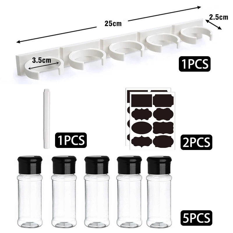 100ML Kunststoff Gewürz Shaker Flasche – Salz Pfeffer Streuer Küche