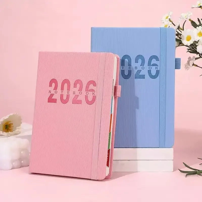 A5 Planer 2026 Notizbuch 400 Seiten – 365 Tage Agenda für Büro Schule